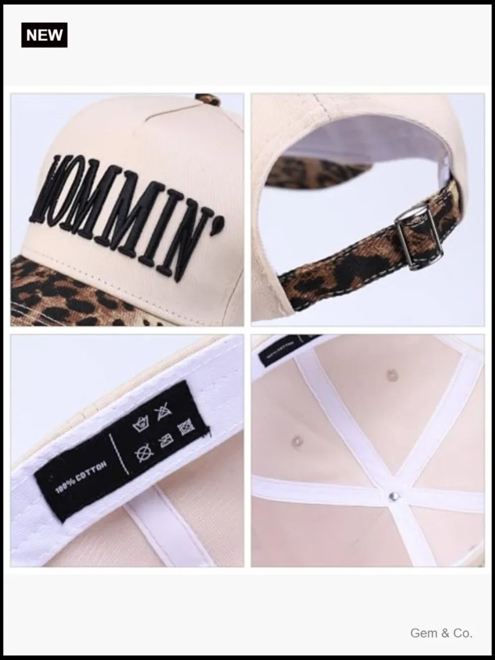 Vintage Two-Tone Trucker Hat Adjustable Baseball Cap with Embroidery Ponytail